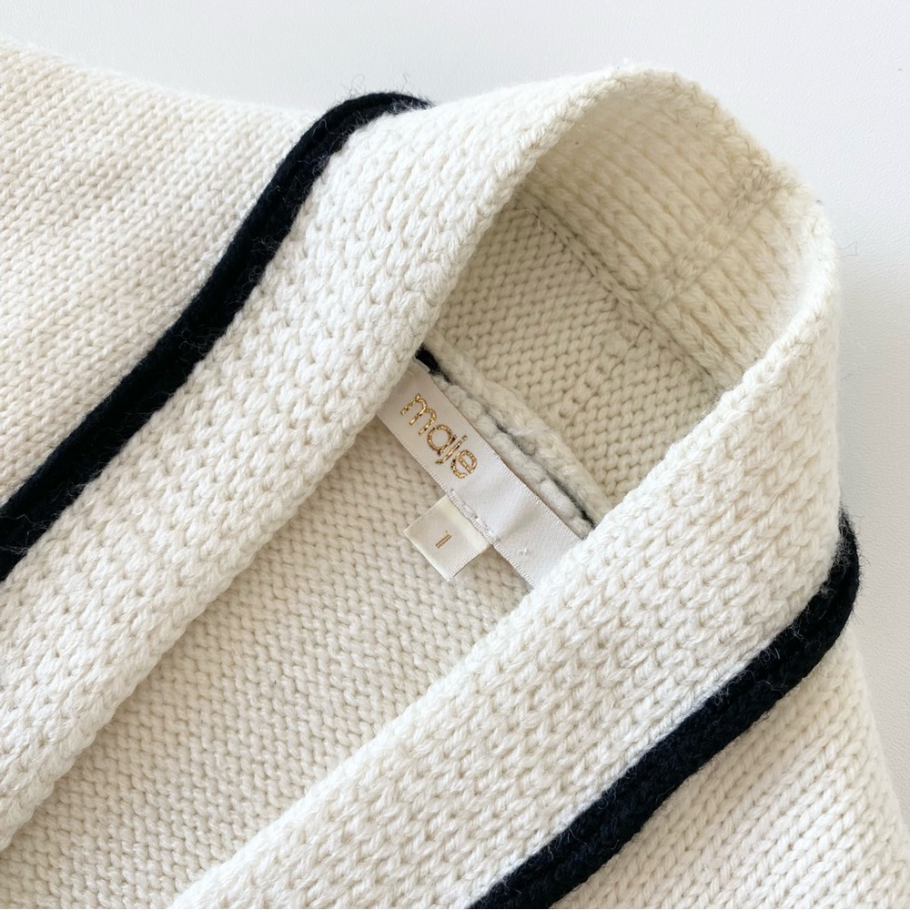 Maje Wool Blend Cardigan - Picture 5 of 10